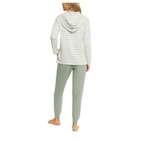 Max & Mia Striped Hoodie and Jogger Set size extra small. Sage color. NWT. - Picture 2 of 6